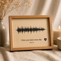 Turn your voice message into a timeless keepsake